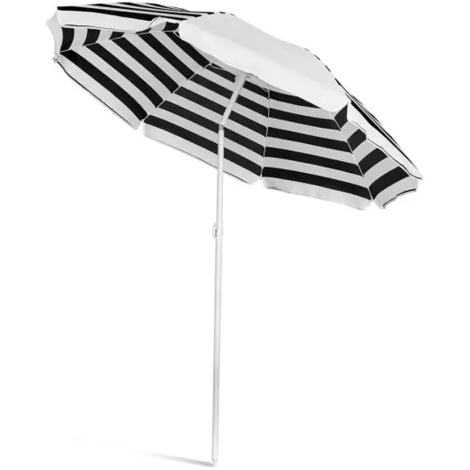 Serendipio Tanereef Stripe Beach Umbrella Black Inner